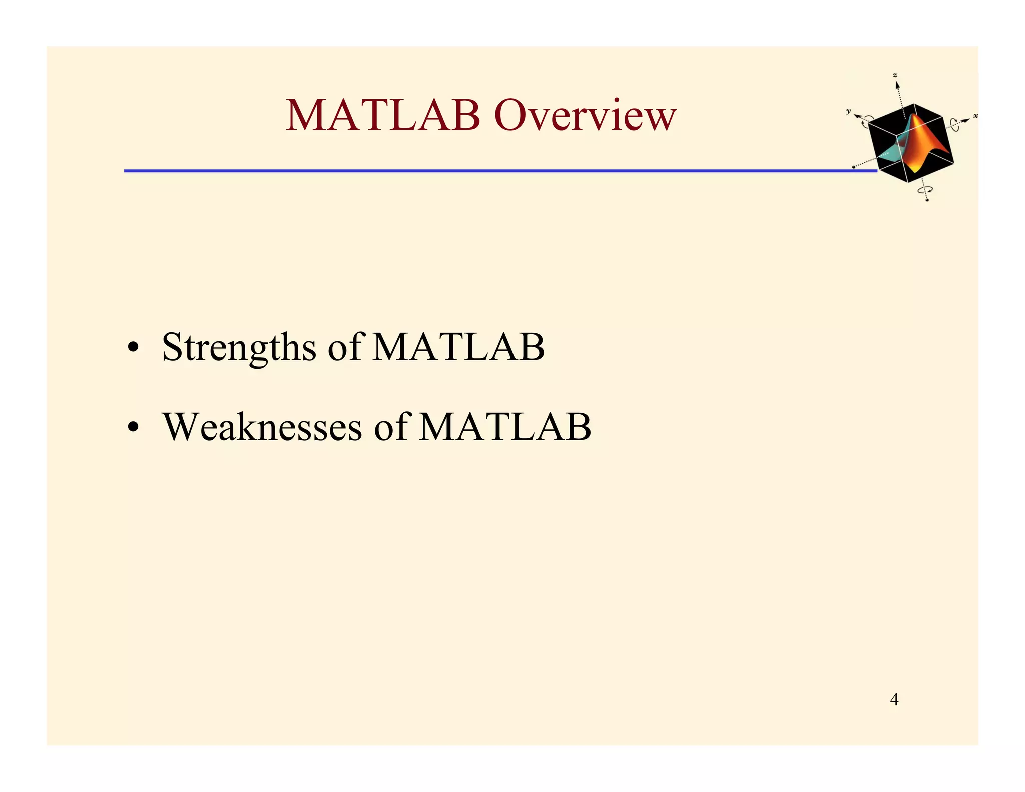 Introduction to matlab | PPT
