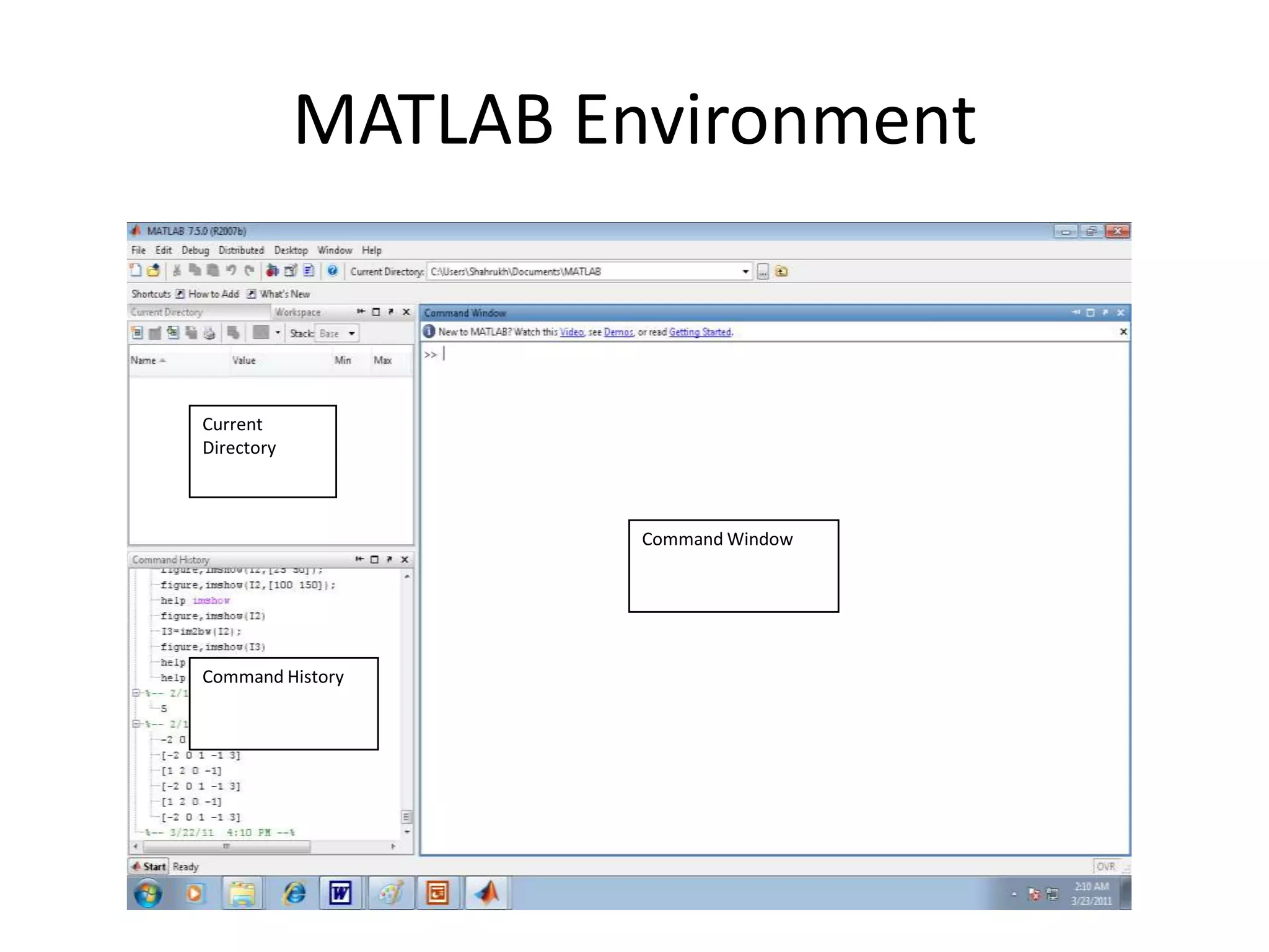 Introduction to matlab | PPT