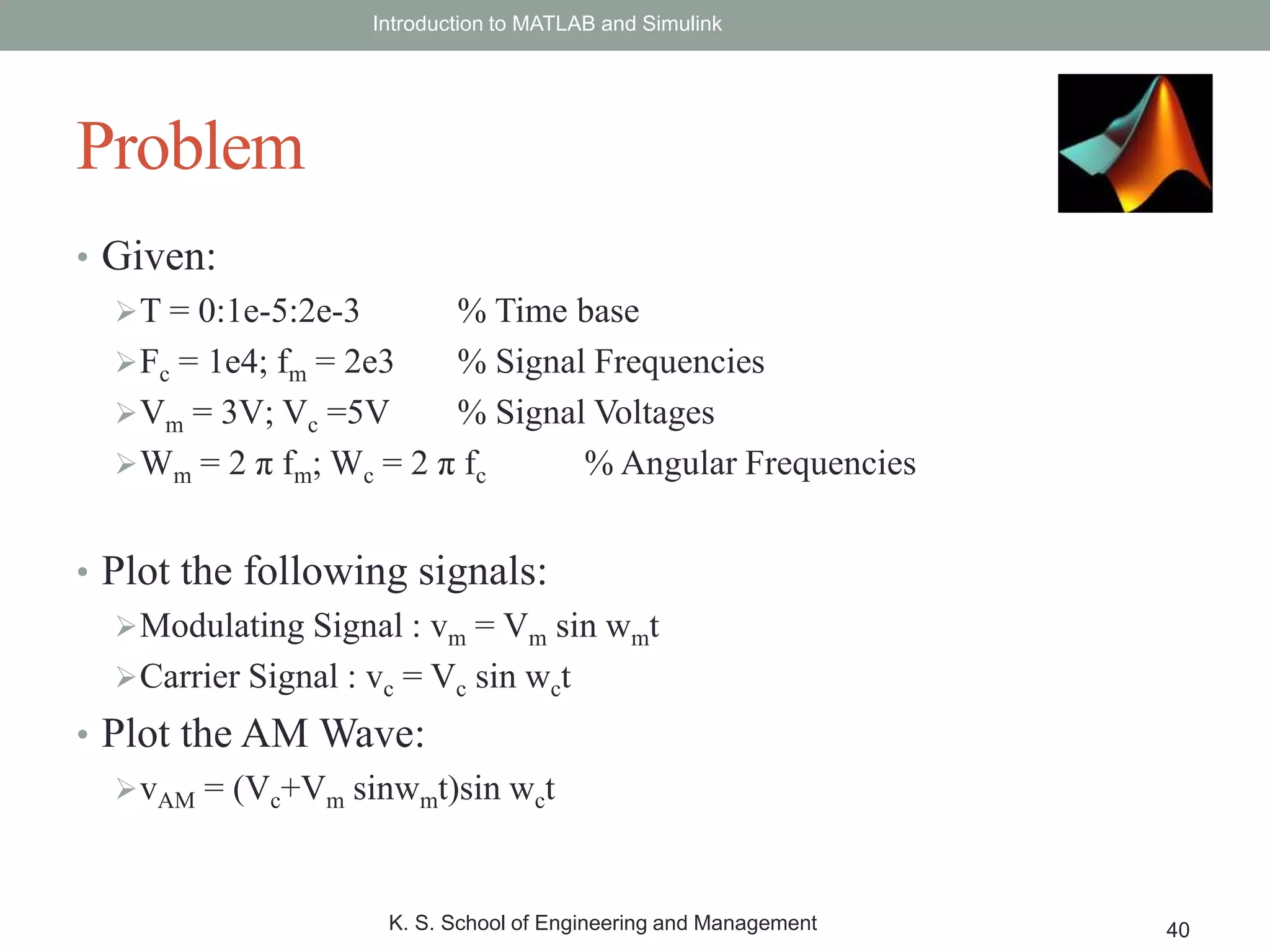 Introduction to MATLAB | PPTX