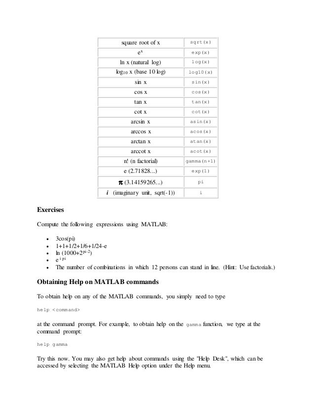 conversion table matlab matlab Introduction to conversion table matlab matlab Introduction to