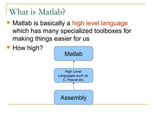 Introduction to matlab | PPT