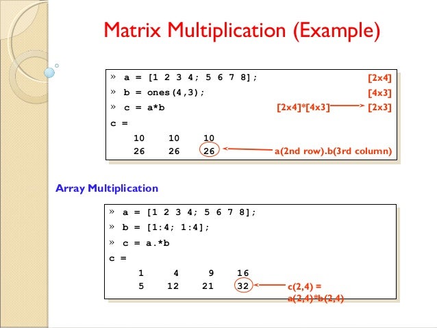 Introduction to matlab