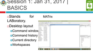 Introduction to MATLAB - I | PPT