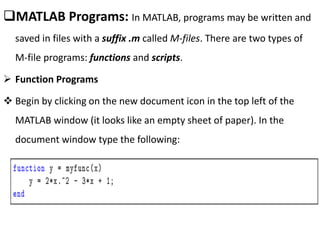 Introduction to matlab | PPT