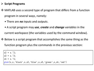 Introduction to matlab | PPT