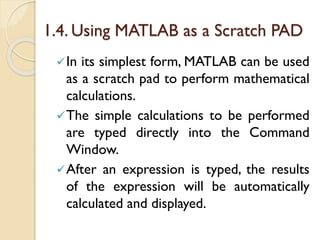 Introduction to matlab | PDF