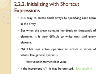 Introduction to matlab | PDF