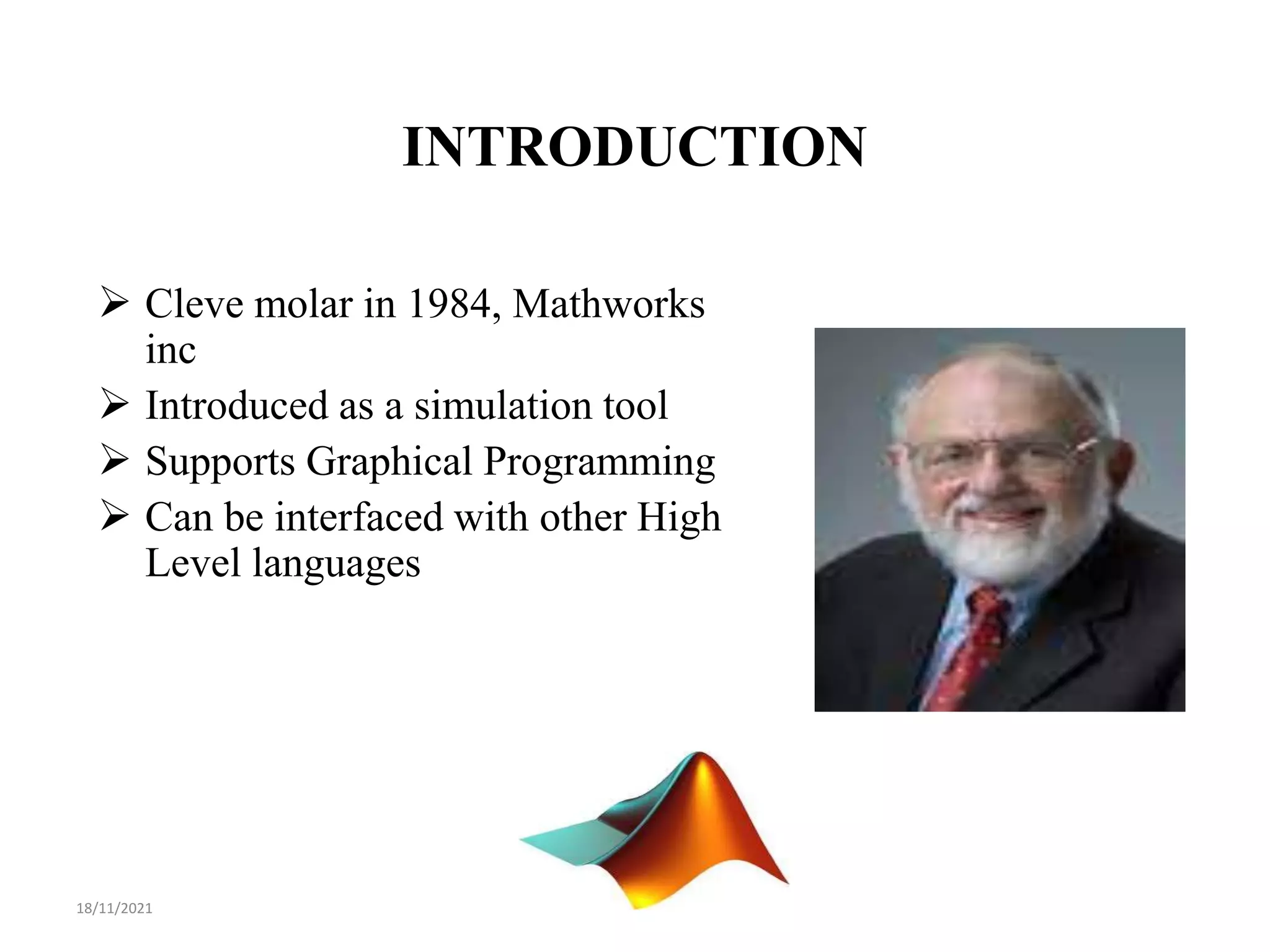 Introduction to MATLAB | PPT