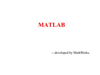 Introduction to Matlab.ppt