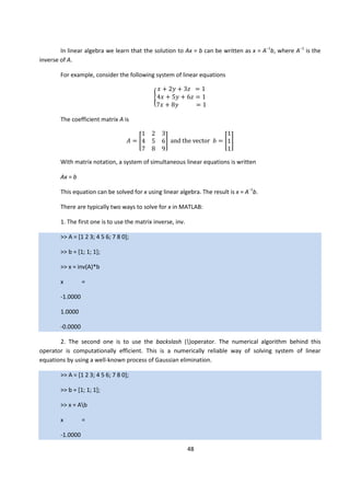 Introduction to matlab_application_to_electrical_engineering | PDF