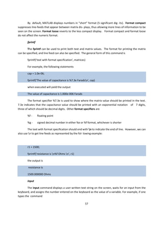 Introduction to matlab_application_to_electrical_engineering | PDF