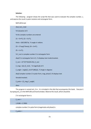 Introduction to matlab_application_to_electrical_engineering | PDF