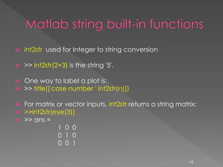 Introduction to matlab lecture 3 of 4 | PPTX