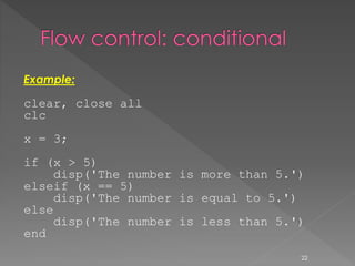 Matlab Close All Syntax Introduction to matlab lecture 3 of 4 | PPTX