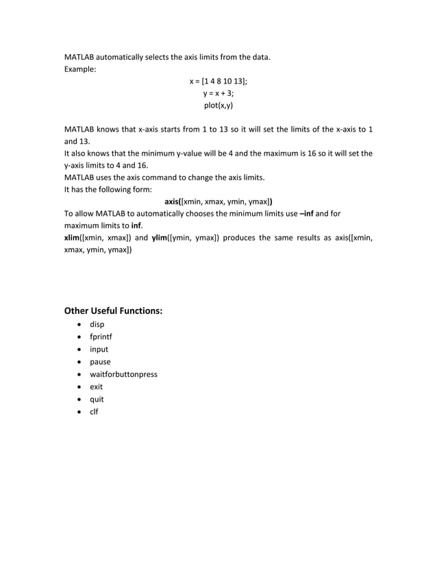 Introduction to MATrices LABoratory (MATLAB) as Part of Digital Signal