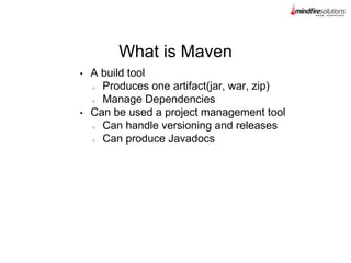 Introduction to Maven