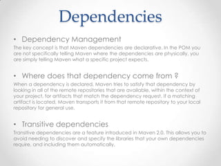 Introduction to maven | PPTX