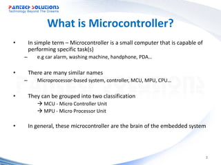 Introduction to Microcontroller | PPT