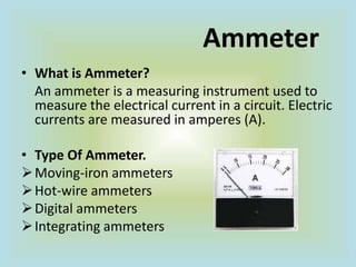 Introduction To Measuring Instruments Introduction to measuring instruments (ALIV - Bangladesh) | PPTX