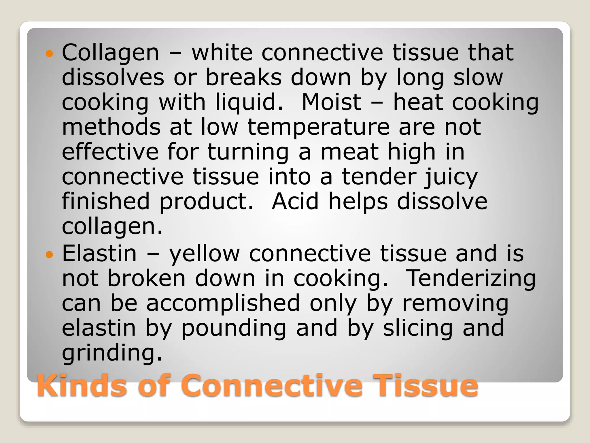 Introduction to Meat Cookery | PPTX