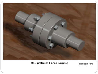 grabcad.comUn – protected Flange Coupling
 