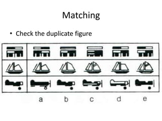 Matching
• Check the duplicate figure
 