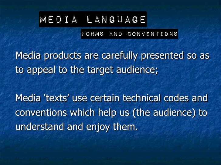 Introduction to Media Language