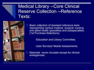 Introduction To Medical Library Presentation[2] | PPT