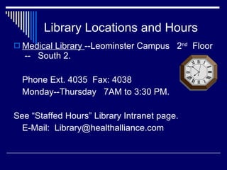 Introduction To Medical Library Presentation[2] | PPT