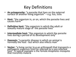 Parasite Def Introduction to medical parasitology | PPTX