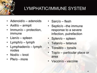 Introduction to medical terminology | PPT