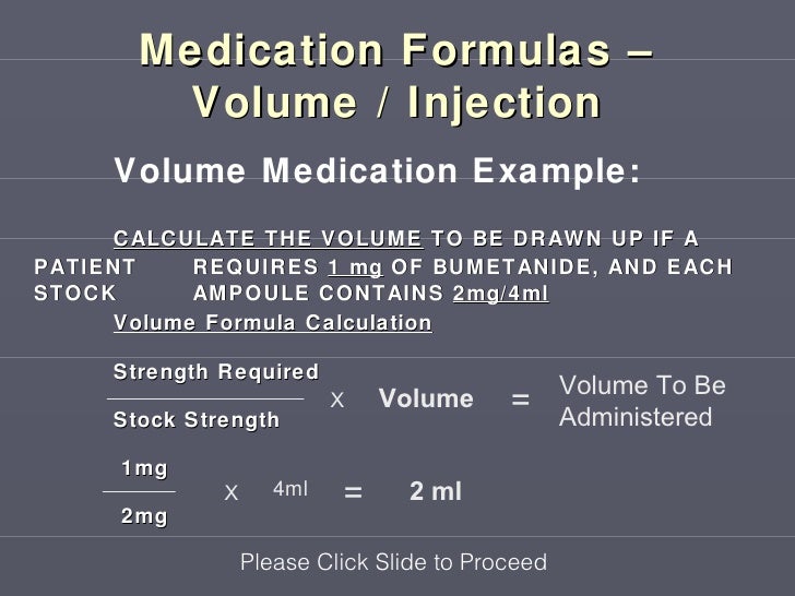 Introduction To Medication Calculations