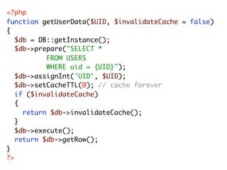 <?php
function getUserData($UID, $invalidateCache = false)
{
	 $db = DB::getInstance();
	 $db->prepare("SELECT *
	 	 	 	 	...