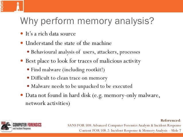 Introduction To Memory Analysis Introduction To Memory Analysis