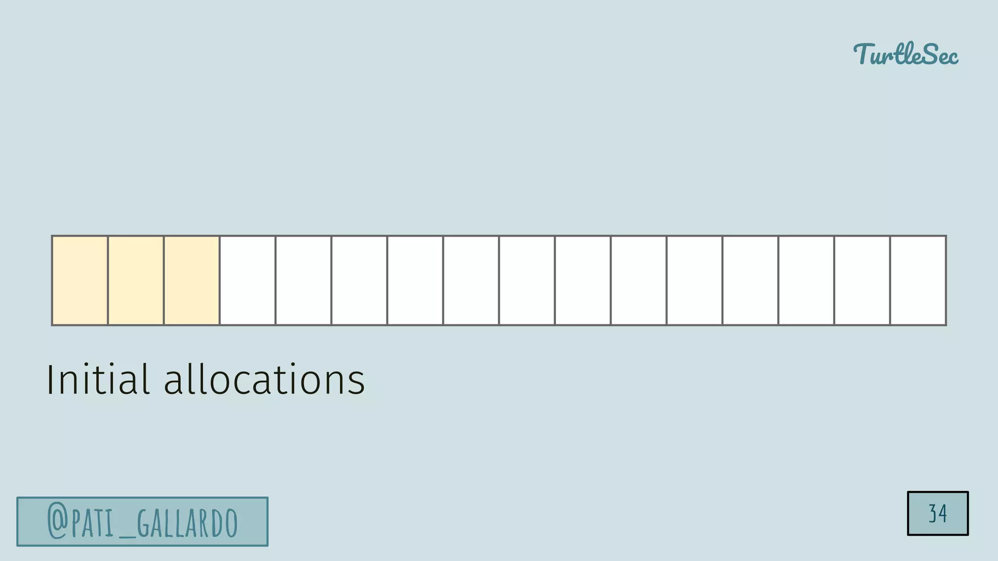 TurtleSec
@pati_gallardo
Initial allocations
34
 