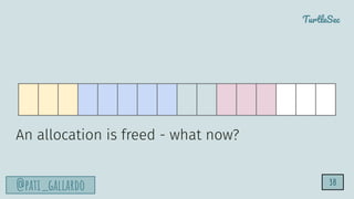 TurtleSec
@pati_gallardo
An allocation is freed - what now?
38
 