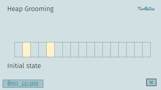 TurtleSec
@pati_gallardo
Heap Grooming
Initial state
60
 