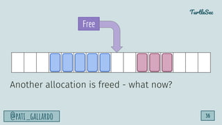 TurtleSec
@pati_gallardo 36
Free
Another allocation is freed - what now?
 