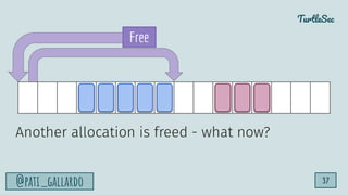 TurtleSec
@pati_gallardo 37
Free
Another allocation is freed - what now?
 
