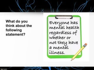 What do you
think about the
following
statement?
 