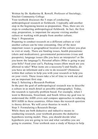 Introduction to Methods in Cultural AnthropologyIn this topic,.docx