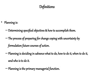 INTRODUCTION TO MANAGEMENT CHAPTER THREE | PPTX