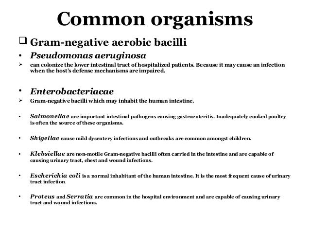 Organisms Causing Food Poisoning Organisms Causing Food Poisoning