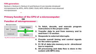 introduction to microprocessor chapter 1 | PPTX