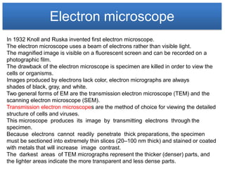 Introduction to microscope | PPTX