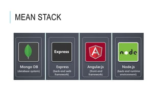MEAN STACK
 