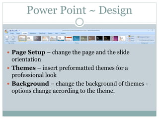 Powerpoint Page Design Tutorial Introduction to Microsoft Office | PPTX