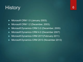 Introduction to microsoft dynamic crm | PPTX