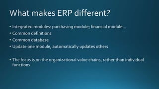 Introduction to Microsoft ERP Dynamics 365 for finance and operation | PPTX