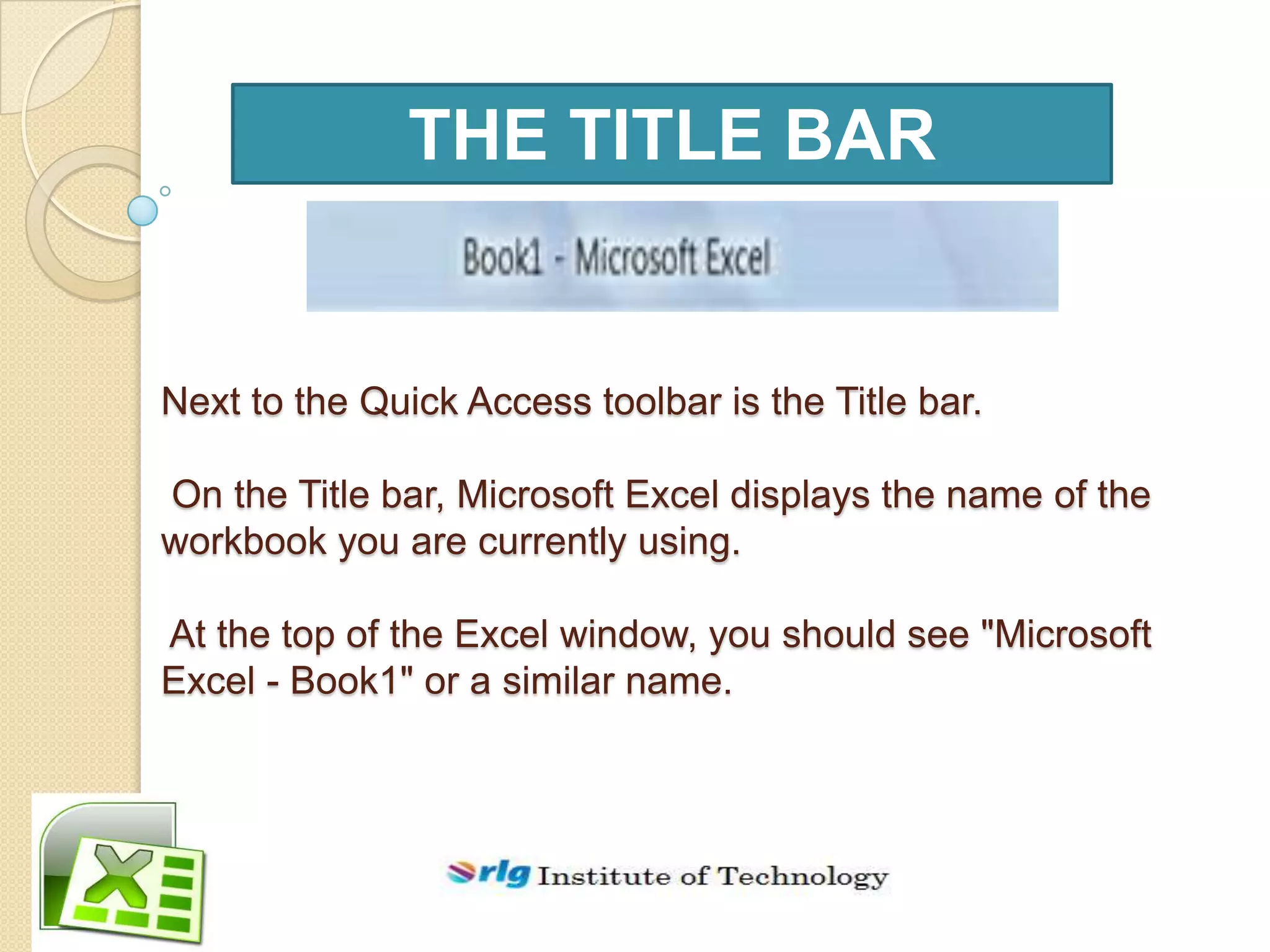 Introduction to microsoft excel 2007 | PPTX | Computing | Technology ...